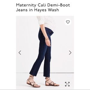 Madewell Maternity Cali Demi-Boot Jeans (27)